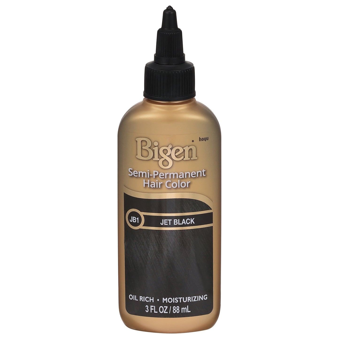 Bigen Semi-Permanent Haircolor #Jb1 Jet Black 3oz