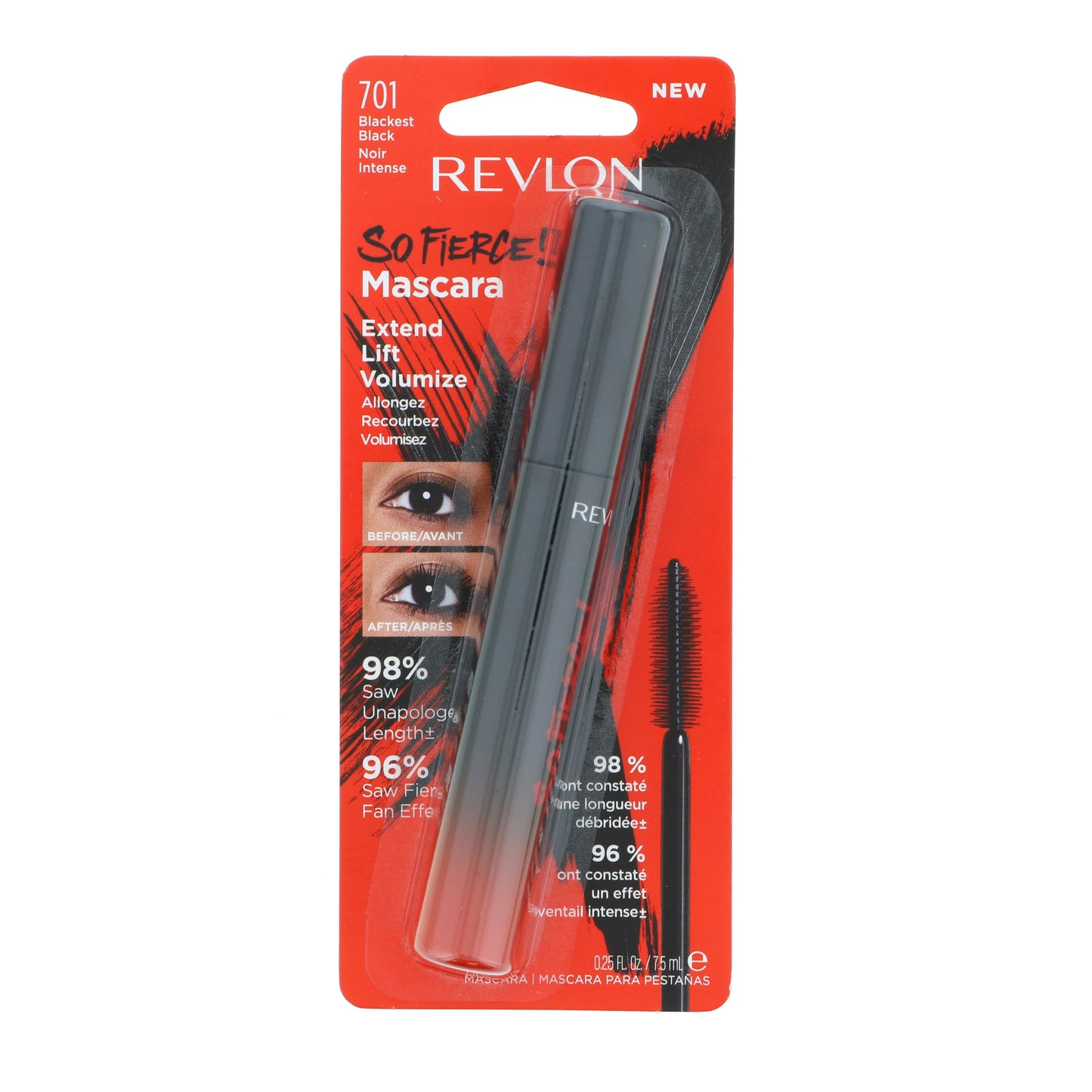 REVLON So Fierce! Mascara for Length and Volume - 701 Blackest Black