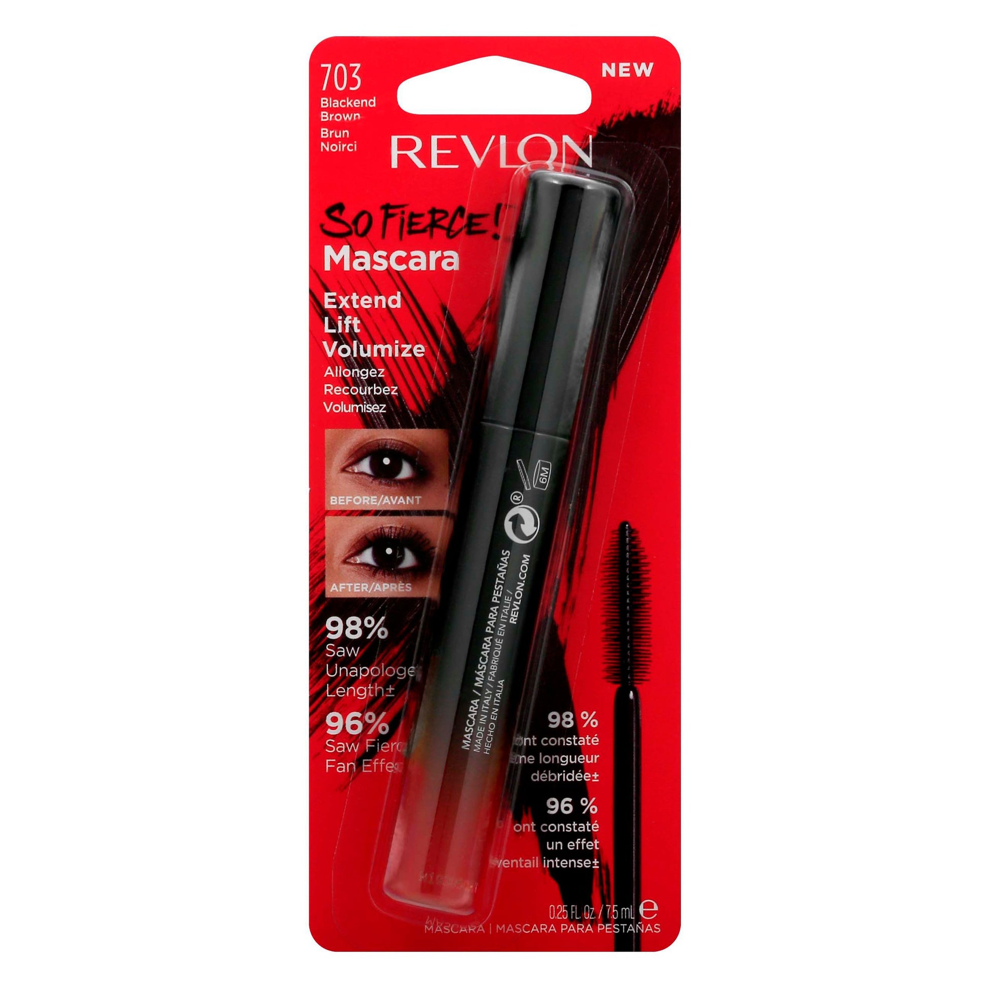 REVLON So Fierce! Mascara for Length and Volume - 703 Blackened Brown