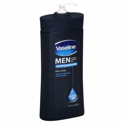 Vaseline Mens Lotion 3-In-1 Cooling Hydration 48Hr 20.3oz