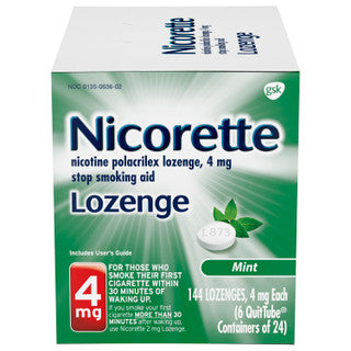 NICORETTE 2MG LOZENGE MINT 144CT