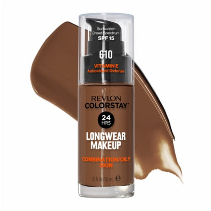 REVLON ColorStay Longwear Foundation for Combination & Oily Skin - 610 Espresso