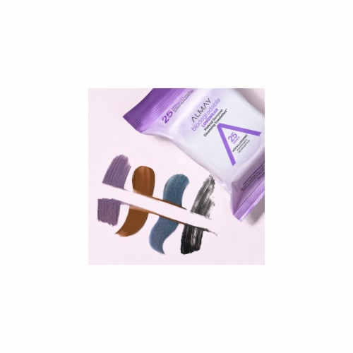 ALMAY Longwear Makeup Remover Cleansing Towelettes, 25 count