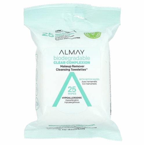 ALMAY Clear Complexion Makeup Remover Cleansing Towelettes, 25 count