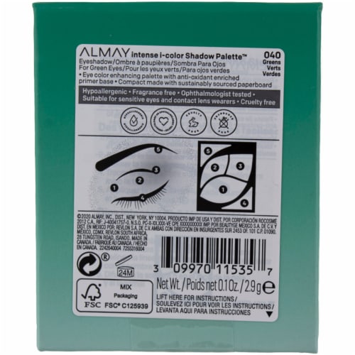 ALMAY Intense i-color Shadow Palette - 040 Green Eyes