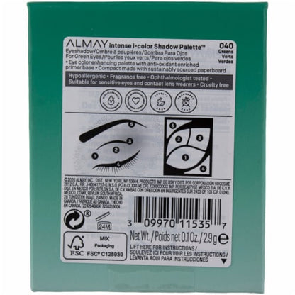 ALMAY Intense i-color Shadow Palette - 040 Green Eyes
