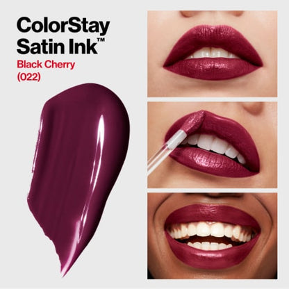 REVLON ColorStay Satin Ink Liquid Lipstick - 022 Black Cherry