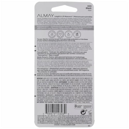ALMAY Length & Lift Mascara - 020 Black