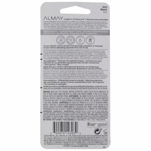ALMAY Length & Lift Mascara - 020 Black