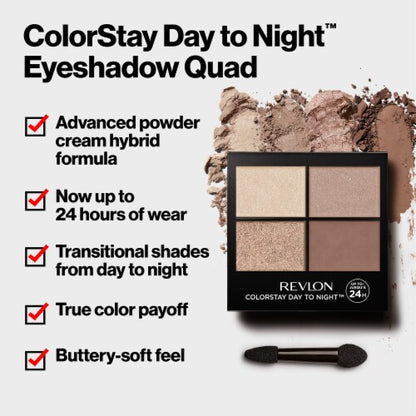REVLON ColorStay Day to Night Eyeshadow Quad - 565 Pretty
