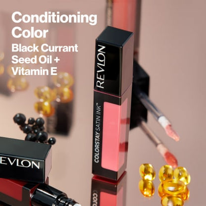 REVLON ColorStay Satin Ink Liquid Lipstick - 031 Pink Duchess
