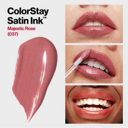 REVLON ColorStay Satin Ink Liquid Lipstick - 037 Majestic Rose