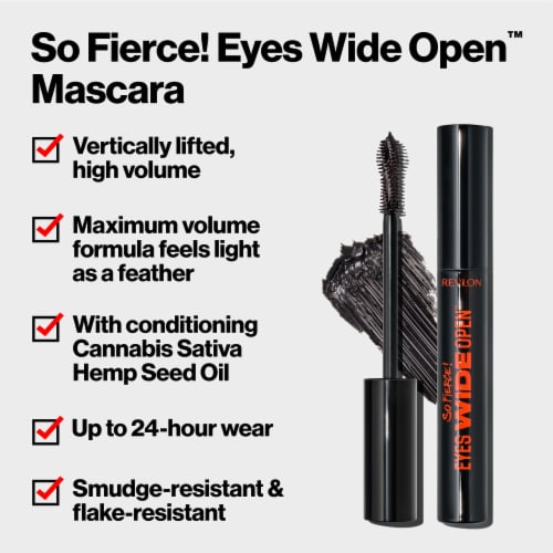 REVLON So Fierce! Eyes Wide Open Mascara - 101 Blackest Black