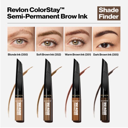 REVLON ColorStay Semi-Permanent Brow Ink - 352 Soft Brown Ink