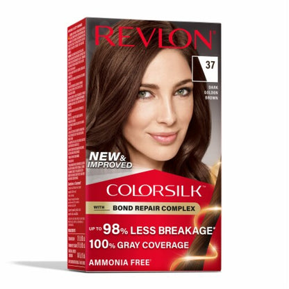 REVLON ColorSilk Permanent Hair Color with Bond Repair Complex - 32 Dark Mahogany Brown