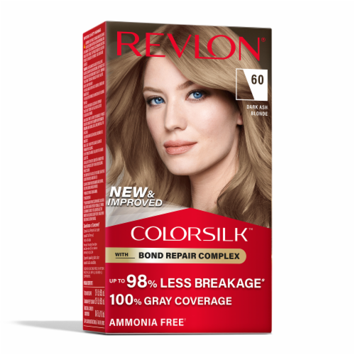 REVLON ColorSilk Permanent Hair Color with Bond Repair Complex - 50 Light Ash Brown