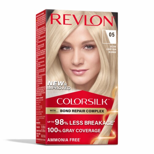 REVLON ColorSilk Permanent Hair Color with Bond Repair Complex - 50 Light Ash Brown