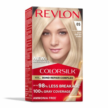 REVLON ColorSilk Permanent Hair Color with Bond Repair Complex - 50 Light Ash Brown