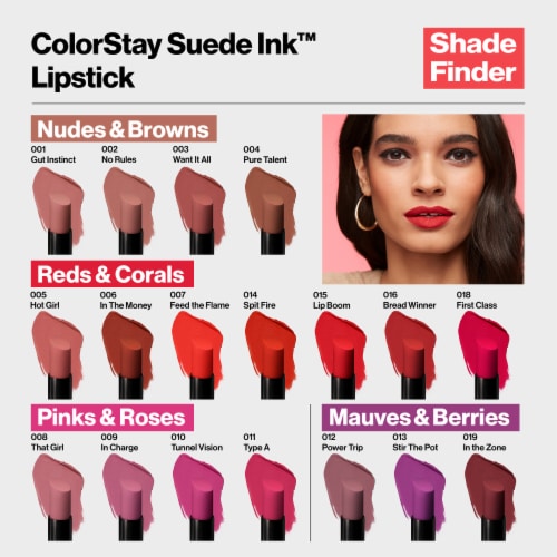REVLON ColorStay Suede Ink Lipstick - 012 Power Trip