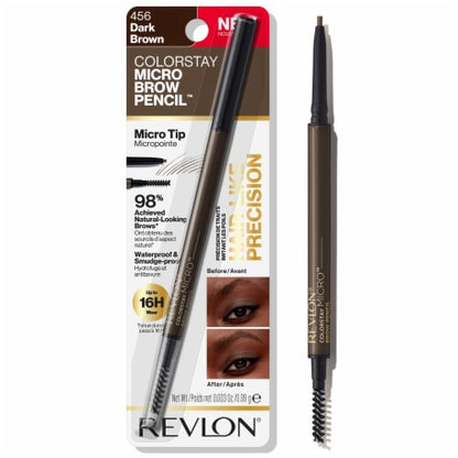 REVLON Colorstay Micro Brow Pencil - 456 Dark Brown