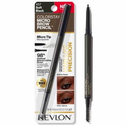 REVLON ColorStay Micro Brow Pencil - 457 Soft Black