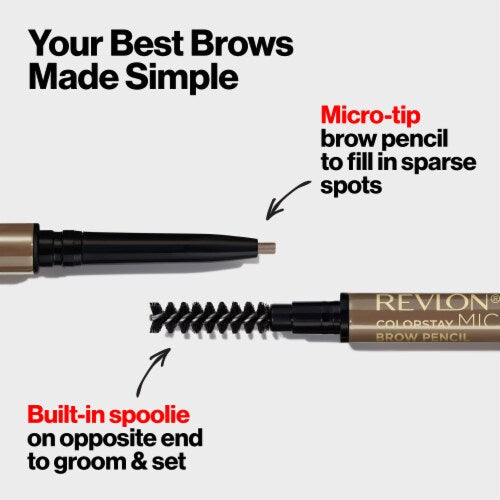 REVLON ColorStay Micro Brow Pencil - 457 Soft Black