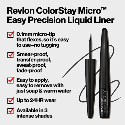 REVLON ColorStay Micro Liquid Eyeliner - 302 What The Fudge