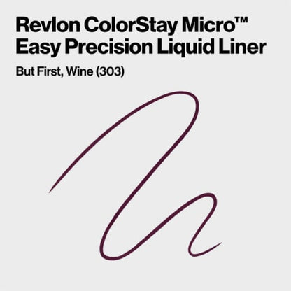 REVLON ColorStay Micro Liquid Eyeliner - 303 But First, Wine