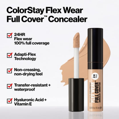 REVLON ColorStay Flex Wear Full Cover Concealer - 030 Light Medium
