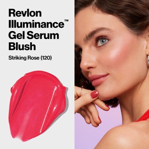 REVLON Illuminance Dewy Finish Gel Serum Blush - 120 Striking Rose