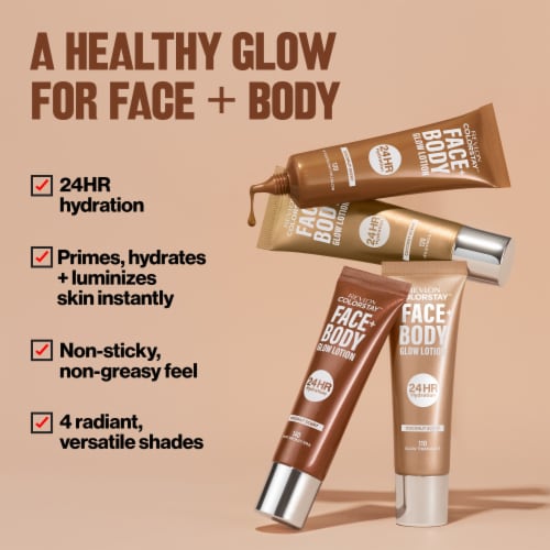 REVLON ColorStay Luminizing Face & Body Glow Lotion - 110 Glow Through It