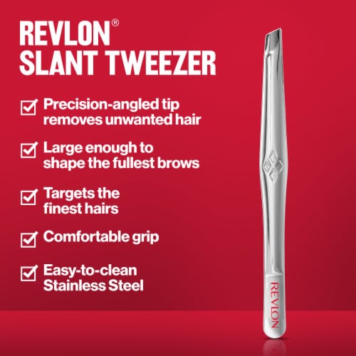 REVLON PerfecTweeze Slant Tip Tweezer