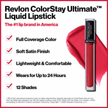 REVLON ColorStay Ultimate Liquid Lipstick - 095 Royal Raisin