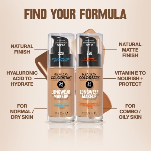 REVLON ColorStay Longwear Foundation for Combination & Oily Skin - 240 Medium Beige