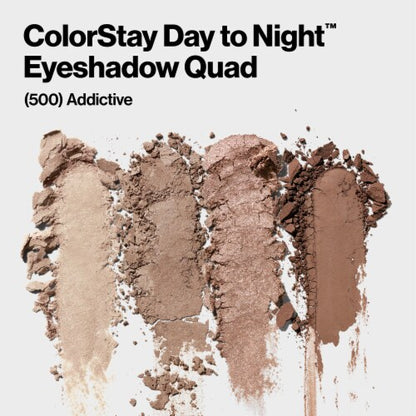 REVLON ColorStay Day to Night Eyeshadow Quad - 500 Addictive