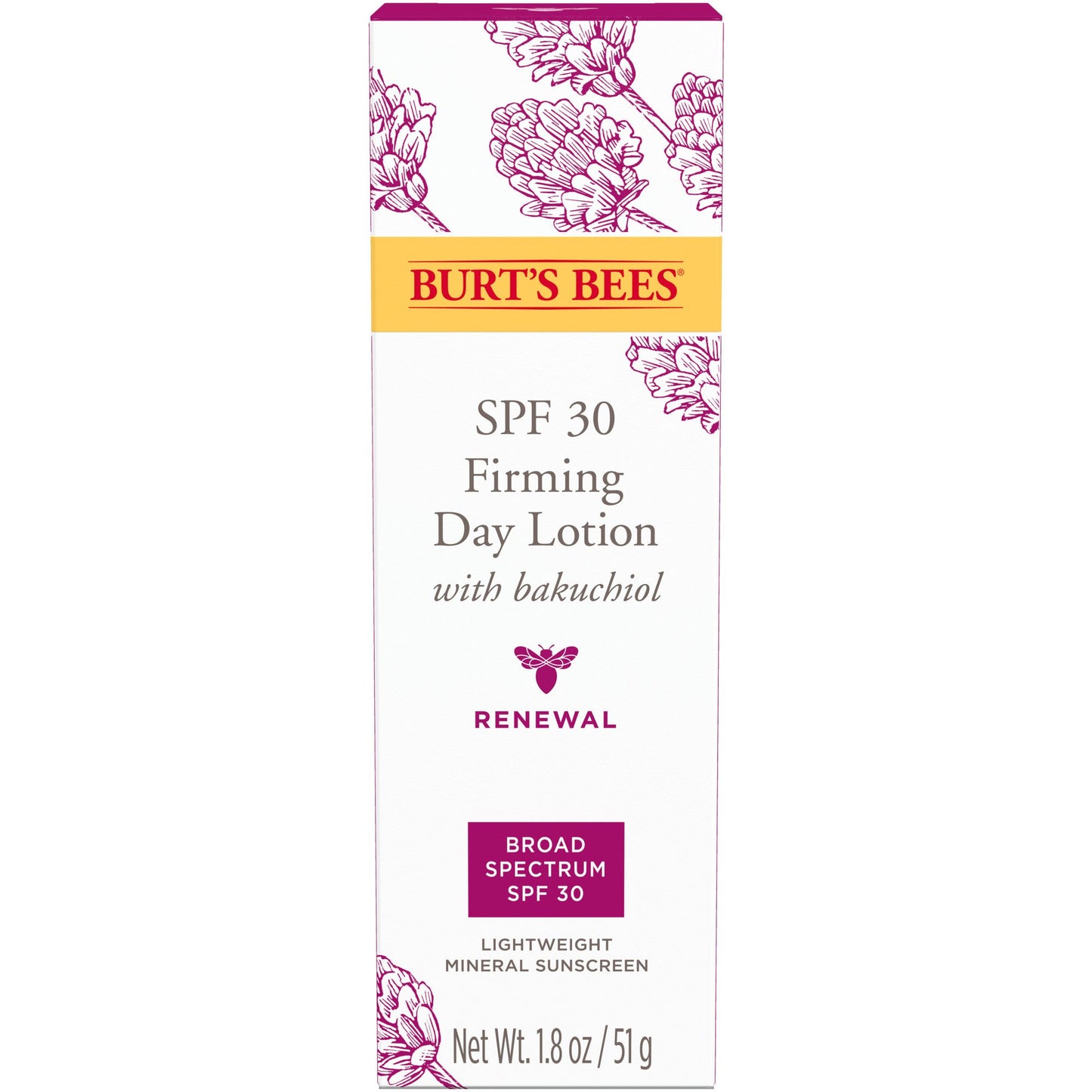 Burt's Bees Renewal Firming Day Lotion With SPF 30, 1.8 oz