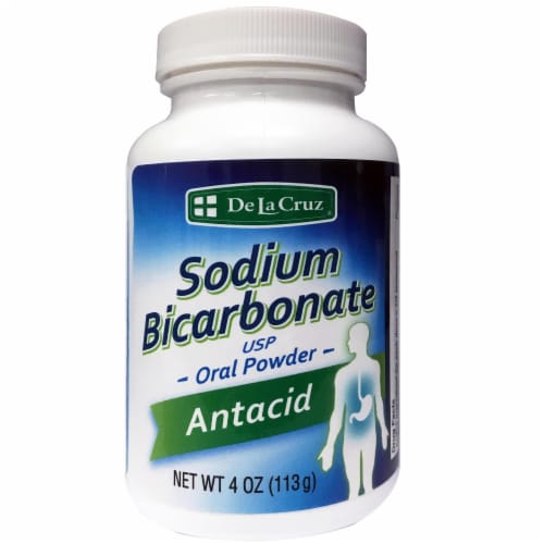 De La Cruz Sodium Bicarbonate Antacid Over 40 Doses 4oz