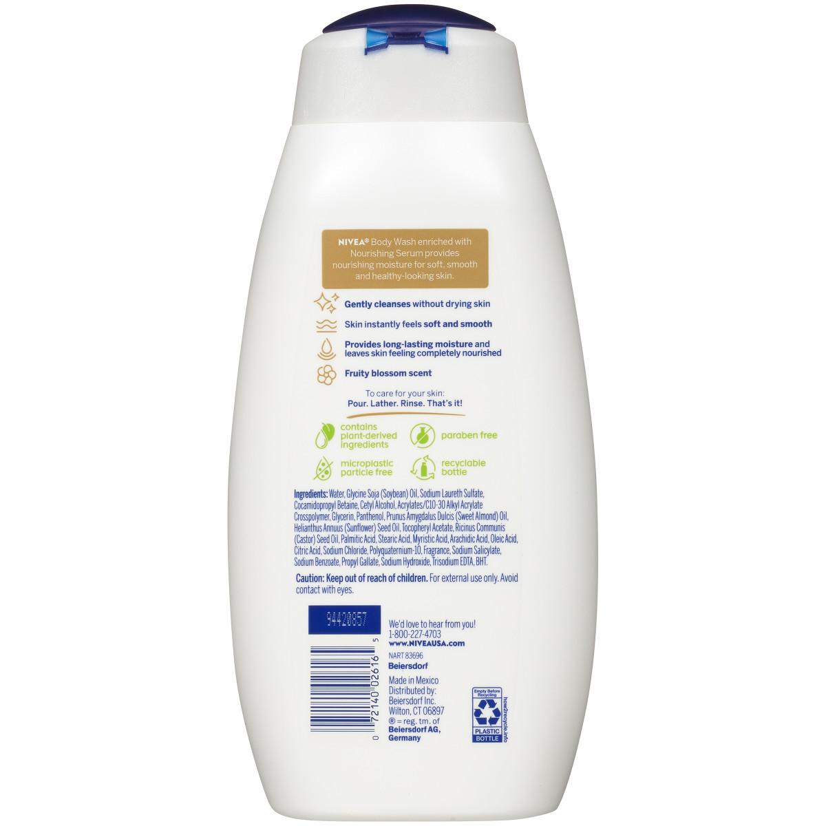Nivea Body Wash 20oz Botanical Blossom