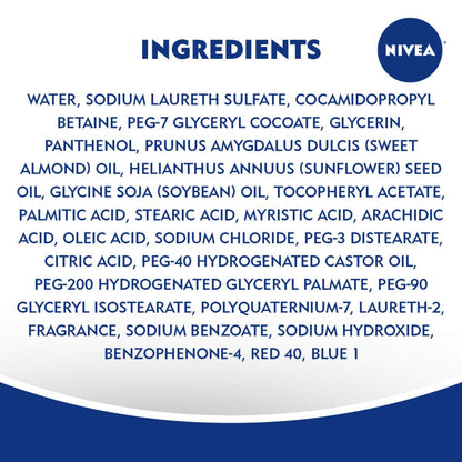 Nivea Body Wash Coconut And Almond Milk 30oz