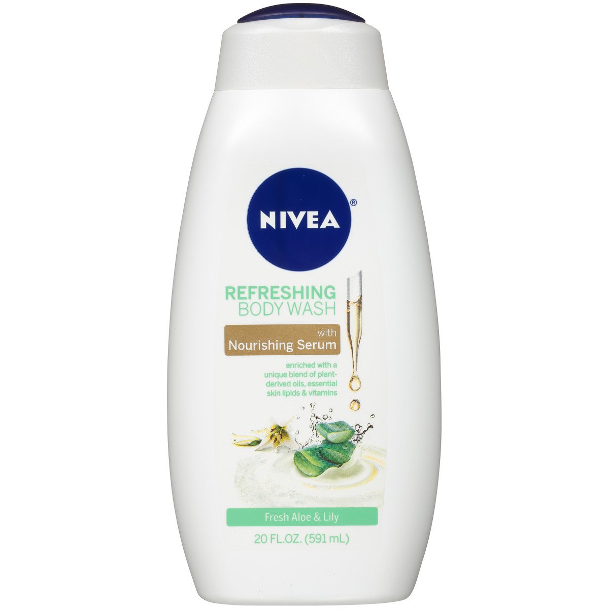 Nivea Body Wash 20oz Fresh Aloe & Lily