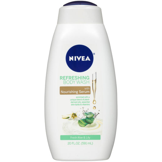 Nivea Body Wash 20oz Fresh Aloe & Lily