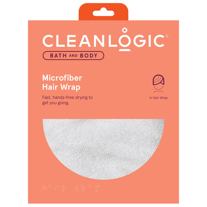 Clean Logic Bath & Body Microfiber Hair Wrap