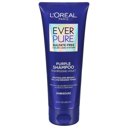 L'ORÉAL PARIS EverPure Sulfate Free Purple Shampoo for Colored Hair, 6.8 fl. oz.