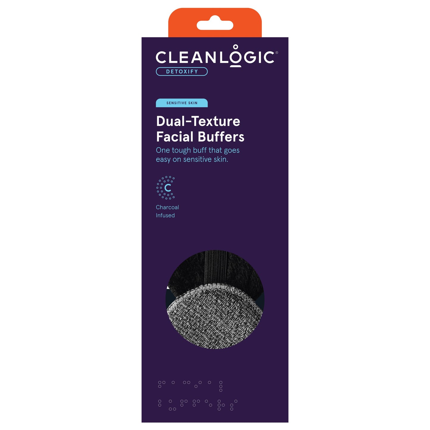 Clean Logic Detoxify Dual Texture Facial Buffers