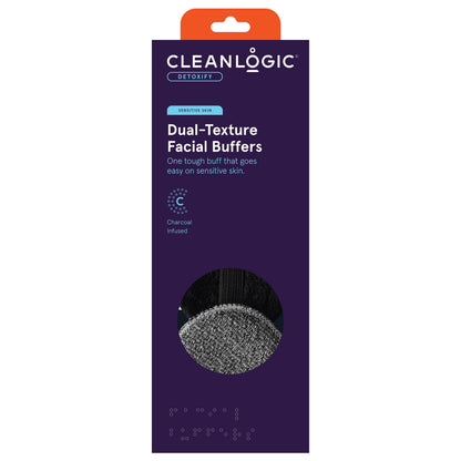 Clean Logic Detoxify Dual Texture Facial Buffers