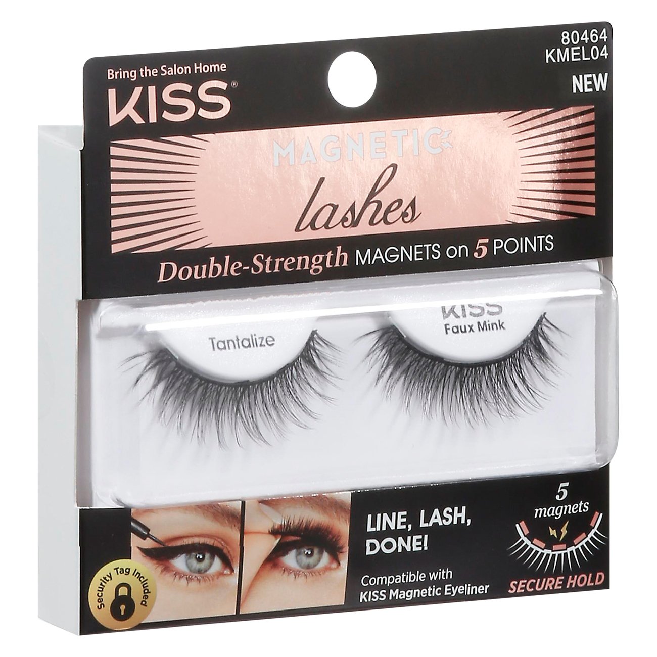 Kiss Magnetic Lashes Tantalize Faux Mink