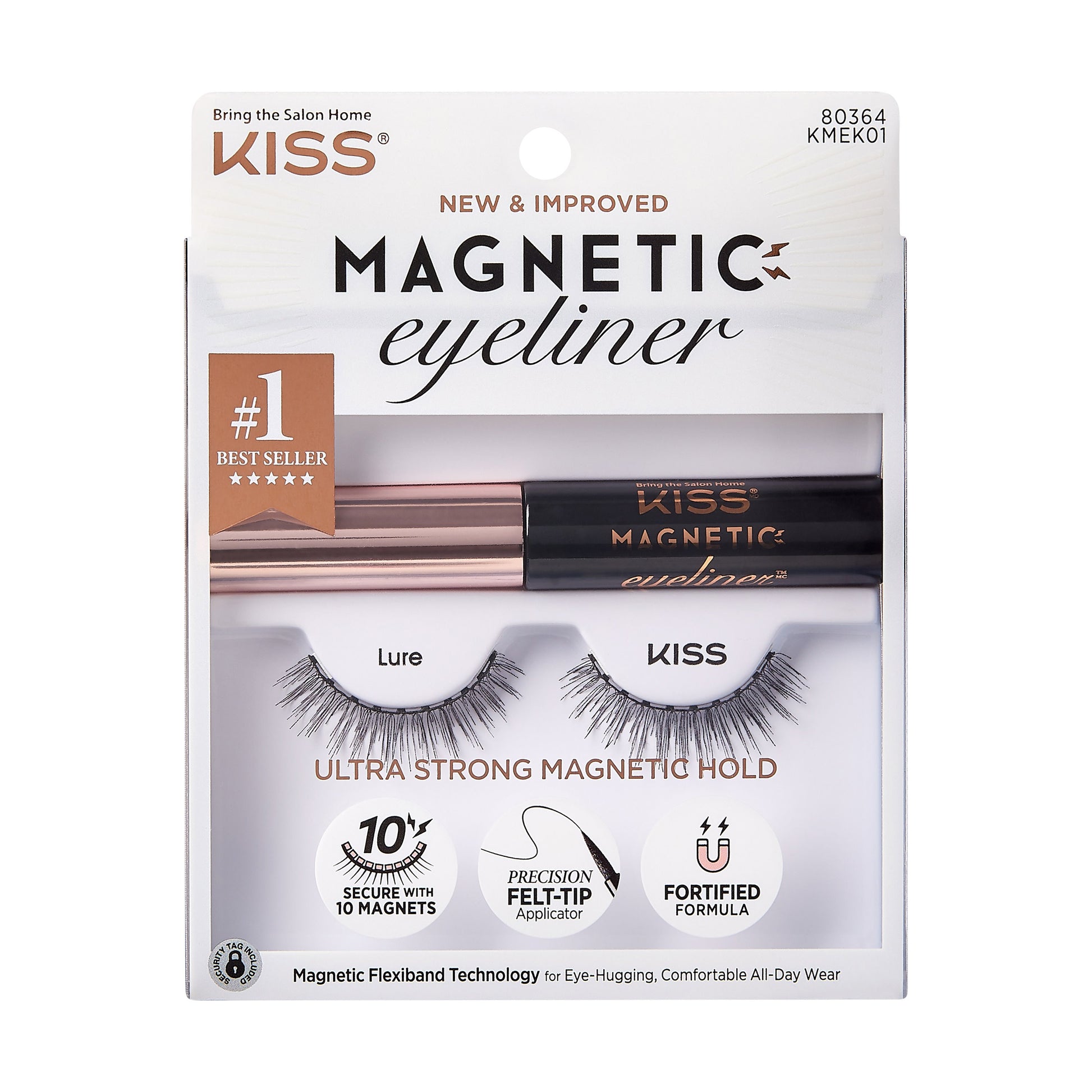 Kiss Magnetic Eyeliner & Eyelash Tempt