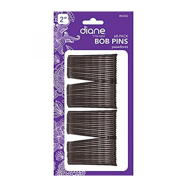 Diane Bobby Pins 2.5Inch Large Black 40 Count (12in) Carded