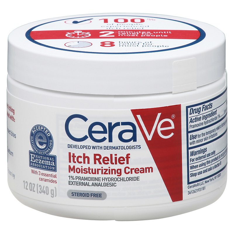 CERAVE ITCH RELIEF CR 1% 340GM
