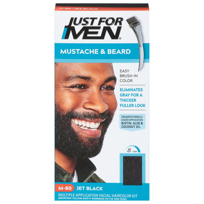 Just For Men Mustache & Beard #M-60 Jet Black Color Gel